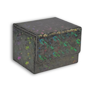 Sparkly Black Piece TCG Deck Box - Holds 100+ Sleeved Cards