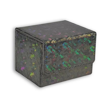 Sparkly Black Piece TCG Deck Box - Holds 100+ Sleeved Cards
