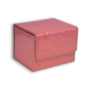 Sparkly Rose Red Point TCG Deck Box - Holds 100+ Sleeved Cards