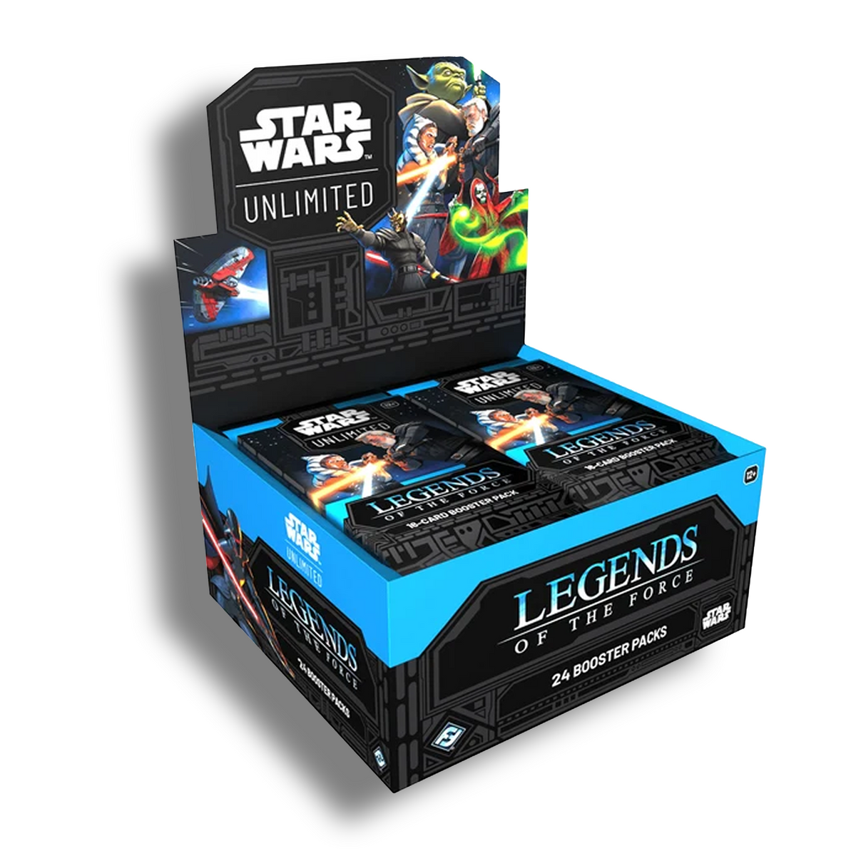 Star Wars: Unlimited TCG - Legends of the Force Booster Box Display (24 Packs)