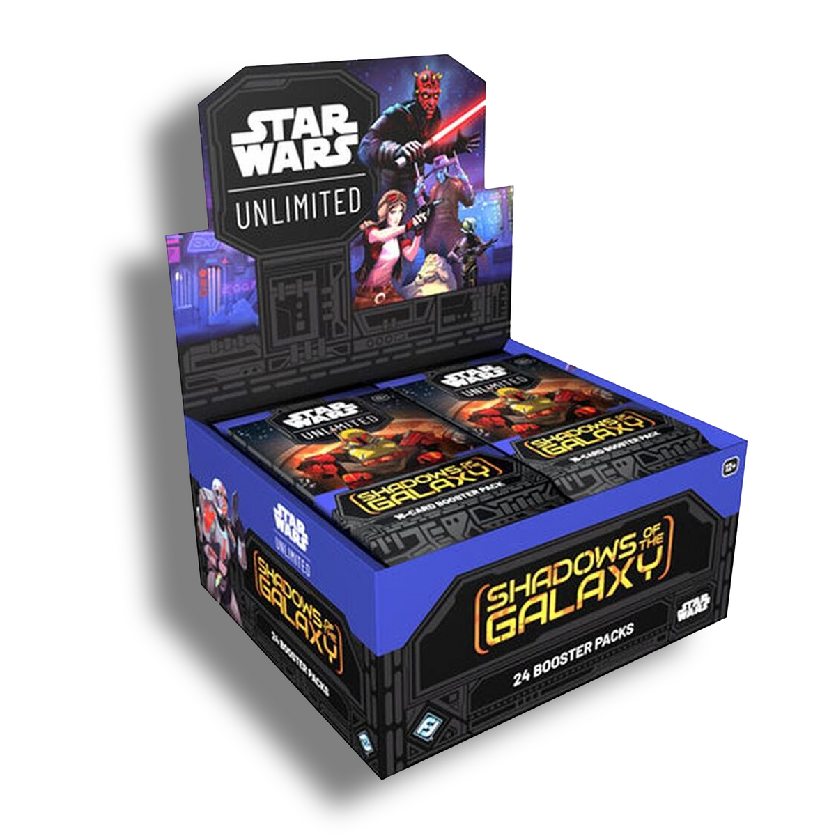 Star Wars: Unlimited TCG - Shadows of the Galaxy Booster Box Display (24 Packs)