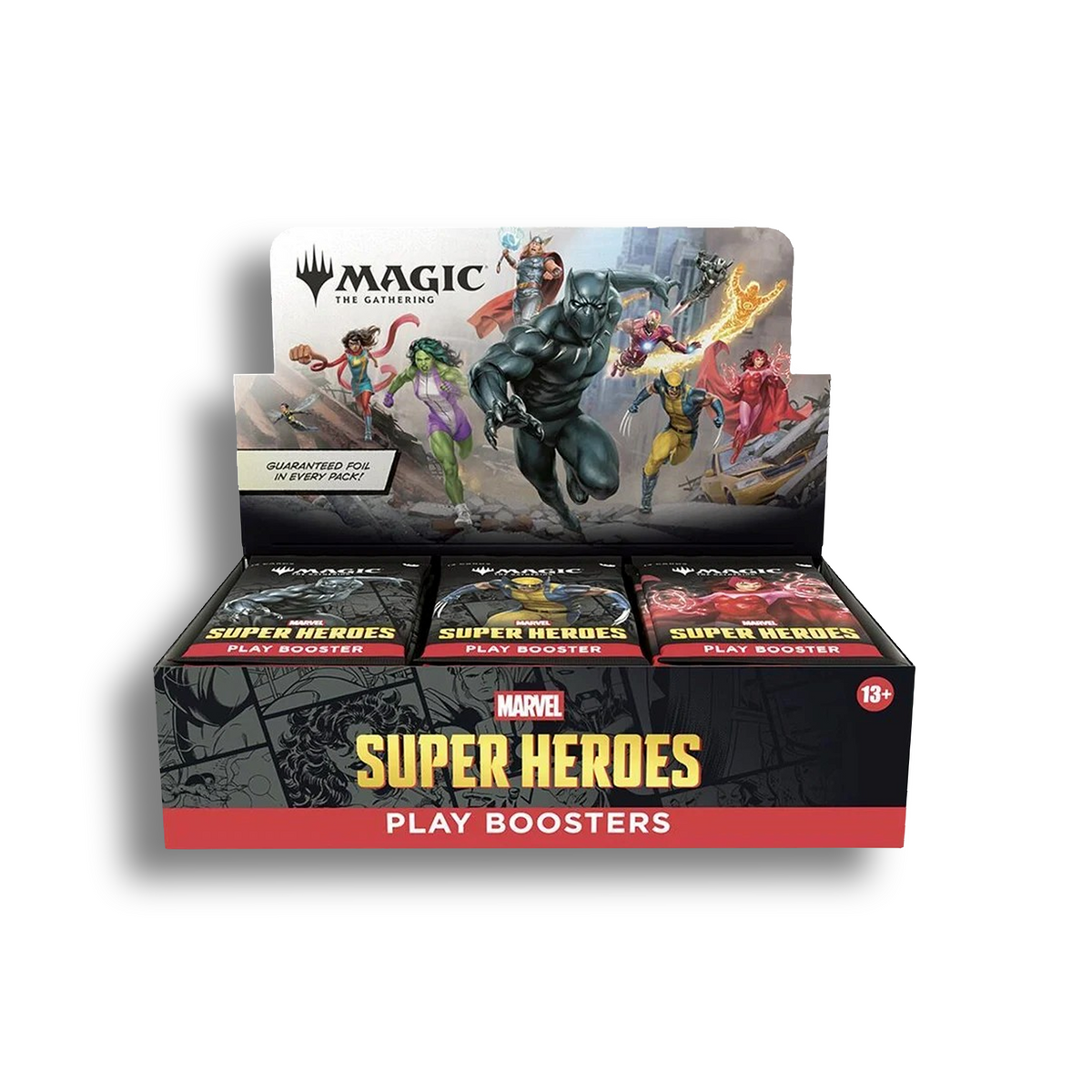 Magic: The Gathering Marvel Super Heroes Play Booster Display Box