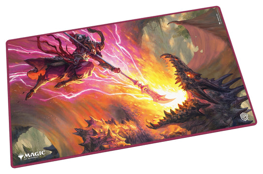 Ultimate Guard Officially Licensed Magic The Gathering Tarkir Dragonstorm Artwork Six Stitched Edge Play Mat