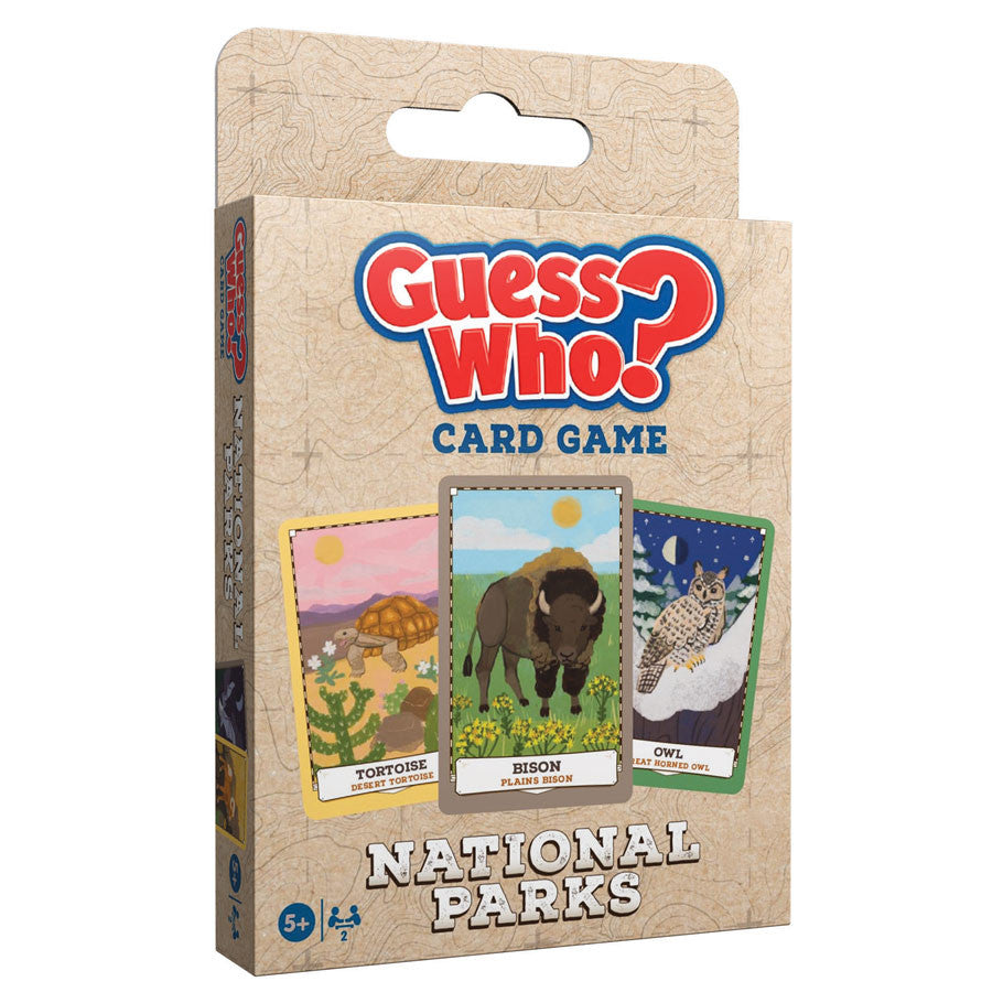 Guess Who Card Game National Parks Wildlife Edition Box Set by The Op USAopoly