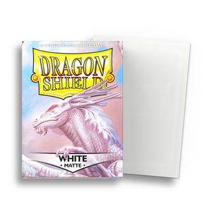 Dragon Shield Sleeves: Standard Matte - White (100ct)