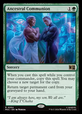 Magic: The Gathering Marvel Super Heroes Commander Deck – Wakanda Forever