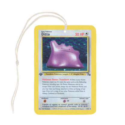 Ditto Pokemon Card Air Freshener