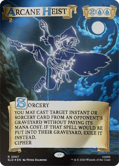 MTG Secret Lair x The Hobbit: He Who Walks Unseen Out of Sight Foil Edition