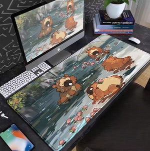 Pokemon Bidoof Large Gaming Mousepad Desk Mat 700x300mm