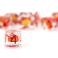 Dragon Storm Inclusion Resin Dice Set (Red Dragon) | 7-Piece 16mm Polyhedral Set – image 3