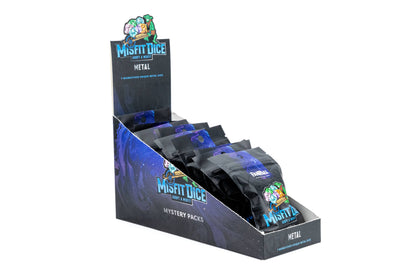 Misfit Metal Dice Set: Adopt A Misfit (Blind Pack) | 7-Piece Metal Dice Set