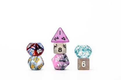 Misfit Mini Dice: Adopt A Misfit (Blind Pack) | Two Mini 7-Piece Sets (14 Dice)