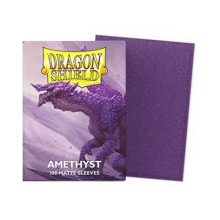 Dragon Shield Sleeves: Standard Matte - Amethyst (100ct)