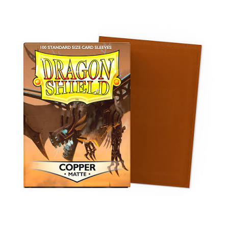 Dragon Shield Sleeves: Standard Matte - Copper (100ct)
