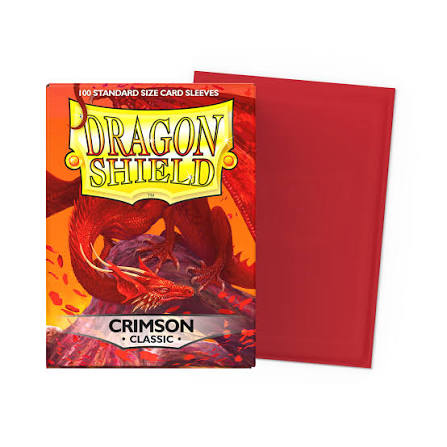 Dragon Shield Sleeves: Standard Classic - Crimson (100ct)