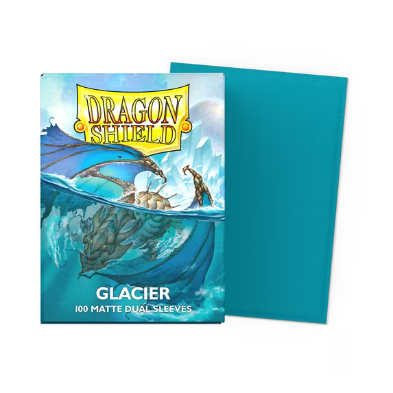 Dragon Shield Sleeves: Standard Matte Dual - Glacier (100ct)