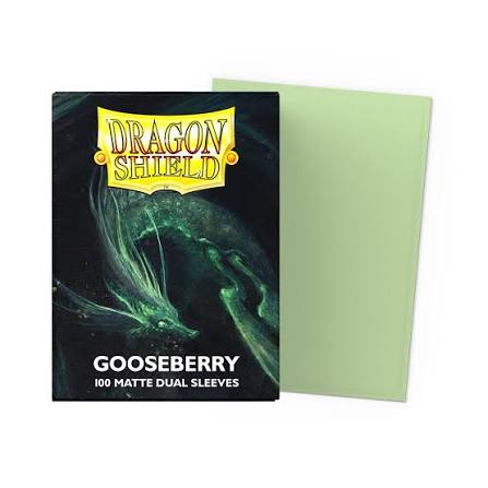 Dragon Shield Sleeves: Standard Matte Dual - Gooseberry (100ct)