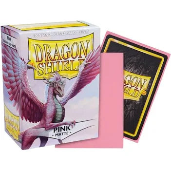 Dragon Shield Sleeves: Standard Matte - Pink (100ct)