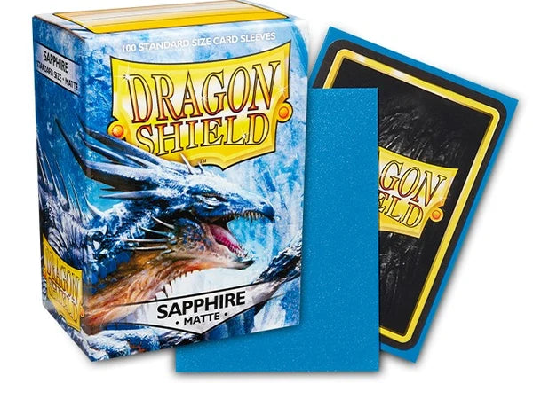 Dragon Shield Sleeves: Standard Matte - Sapphire (100ct)