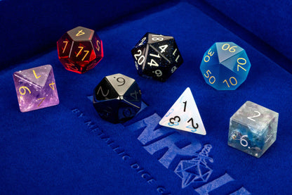 Mystic Mines Misfit Gemstone Dice Set | Premium Mystery Box (7-Piece RPG Set)