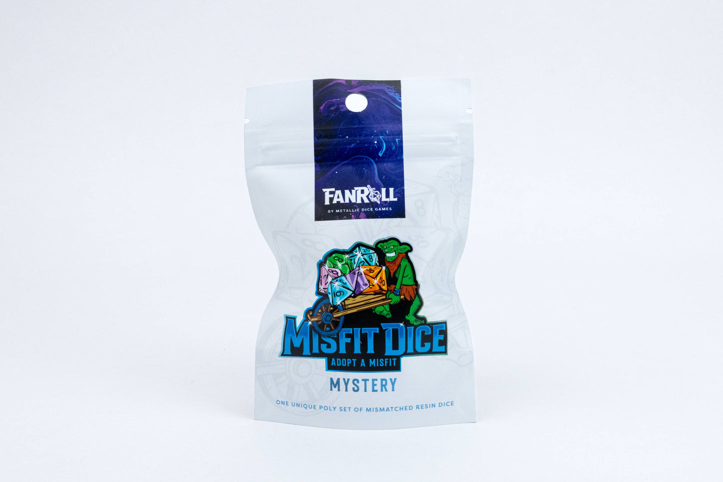 Misfit Resin Dice Set: Adopt A Misfit (Blind Pack) | 7-Piece Mixed-Style Set