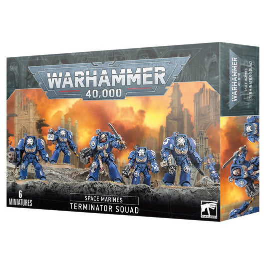 Warhammer 40000 Space Marines Terminator Squad Multipart Plastic Miniatures Box Packaging