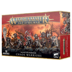 Warhammer Age of Sigmar Slaves to Darkness Chaos Warriors Multipart Plastic Miniatures Box Packaging