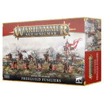 Warhammer Age of Sigmar Cities of Sigmar Freeguild Fusiliers Multipart Plastic Miniatures Box Packaging
