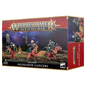 Warhammer Age of Sigmar Seraphon Aggradon Lancers Multipart Plastic Miniatures Box Packaging
