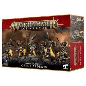 Warhammer Age of Sigmar Orruk Warclans Orruk Ardboyz Multipart Plastic Miniatures Box Packaging