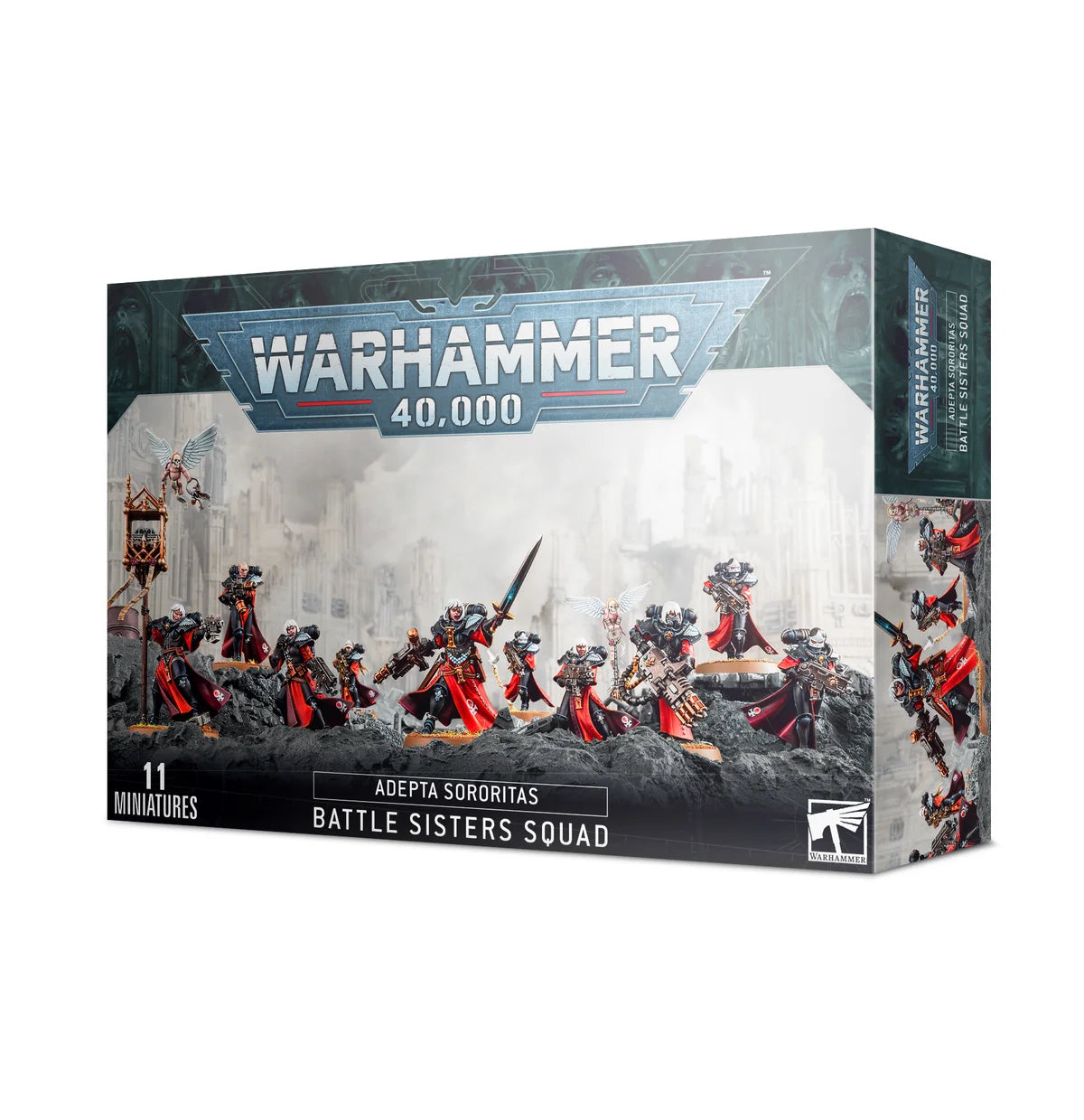 Warhammer 40000 Adepta Sororitas Battle Sisters Squad Multipart Plastic Miniatures Box Packaging