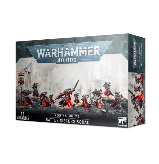 Warhammer 40000 Adepta Sororitas Battle Sisters Squad Multipart Plastic Miniatures Box Packaging