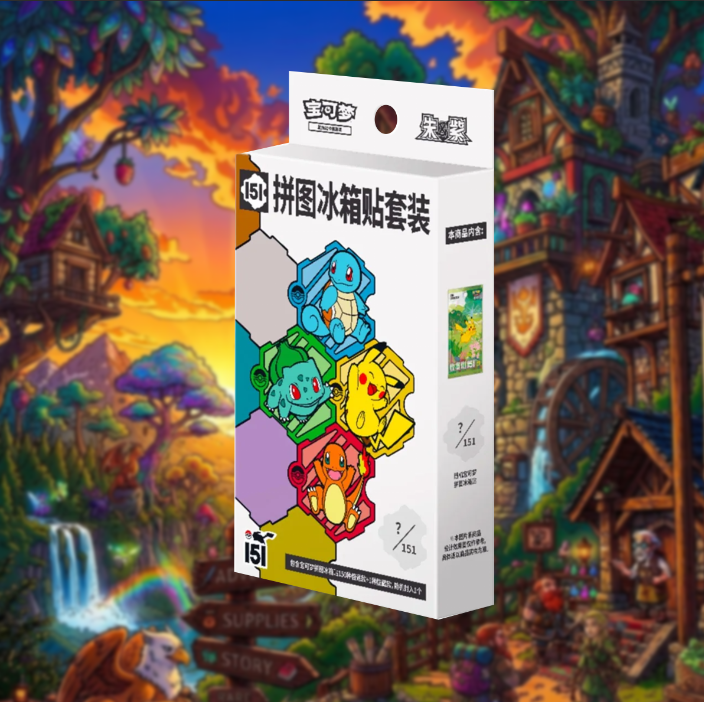Chinese 151 Magnet Blind Box with Slim Pack | Pokémon TCG Collectible