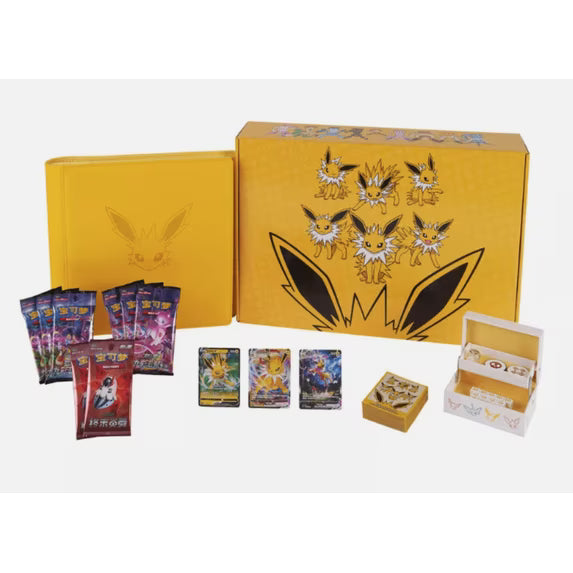 Chinese Eevee GX Gift Box (Vaporeon/Jolteon/Flareon) | 2024 Pokémon TCG – image 2