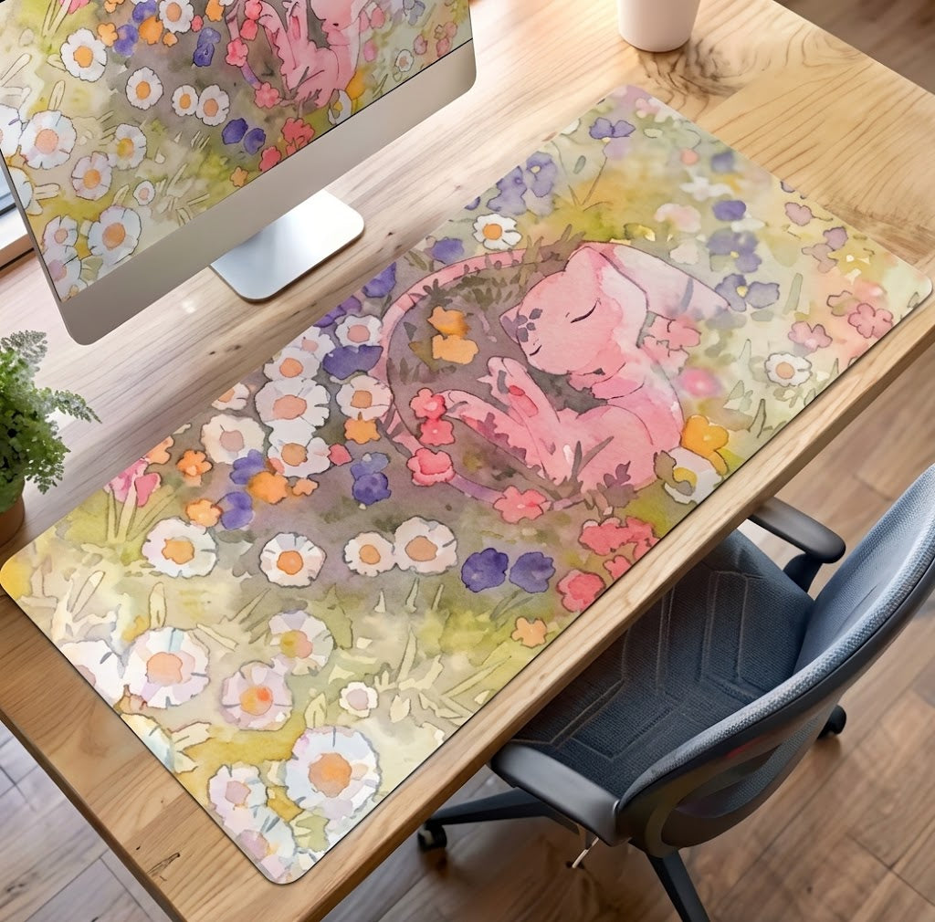 Pokémon TCG: Mew Large Gaming Mousepad (400x700x2mm Desk Mat)