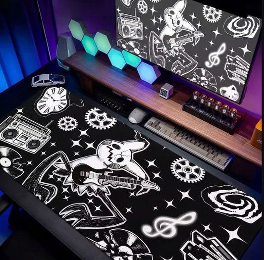 Pokémon TCG: Mimikyu Black & White Large Gaming Mousepad (300x700x2mm Desk Mat)