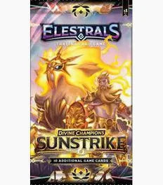 Elestrals TCG Divine Champions Sunstrike 10 Card Booster Pack Artwork