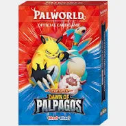 Palworld TCG Dawn of Palpagos Red Blue Trial Deck Starter Set Box Packaging
