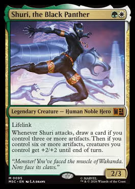 Magic: The Gathering Marvel Super Heroes Commander Deck – Wakanda Forever