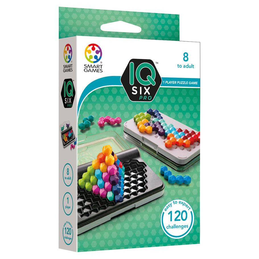 SmartGames IQ Six Pro Hexagonal Logic Travel Game