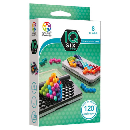 SmartGames IQ Six Pro Hexagonal Logic Travel Game