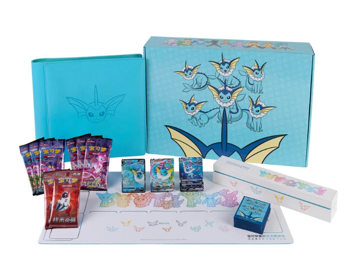 Chinese Eevee GX Gift Box (Vaporeon/Jolteon/Flareon) | 2024 Pokémon TCG – image 3